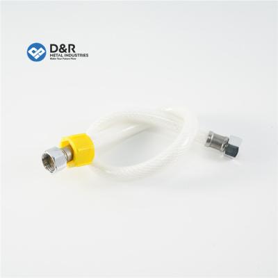 China OD 16mm Modern White Color SS Nuts PVC Shower Hose for sale