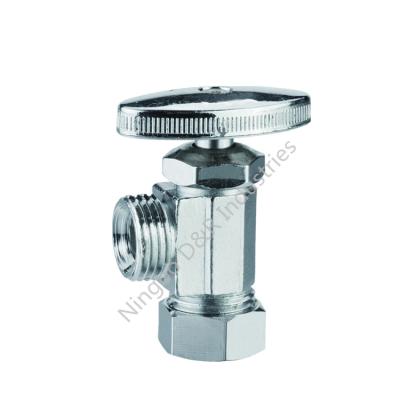 China General Chrome Plated Sanitary Stainless Steel Quick Opening Angle Valve for sale