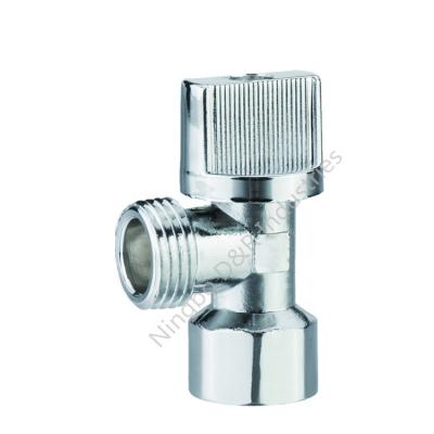 China General 15mm End Zinc Material Two Way Water Angle Seat Valve Male Female Valvula for sale