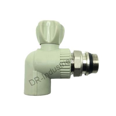 China Low General Price PPR Angle Brass Seat Valve Angle Globe Valve for sale