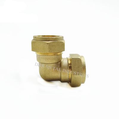 China Brass Pipe Fitting Elbow Brass Connector, Copper Pipe for sale