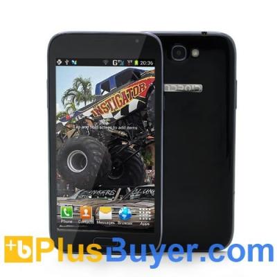 China Smash - 5.3 Inch Android Phone (Qualcomm 1GHZ Dual Core CPU, 854x480, Dual Camera, 4GB) for sale