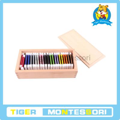 China Materiais sensorial de Montessori, brinquedos de madeira, brinquedos educacionais para tabuletas da criança-Cor (?a caixa à venda