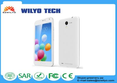 China Unlocked 5 Inch Screen Smartphones , 5 Inch Smartphone Mt6572 Dual Sim White WG7 for sale