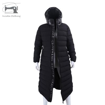 China Viable casual warm ladies deep coat cotton winter stylish women coat fashion long coat for sale