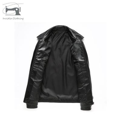 China Fashion Customizable Black Cheap Casual Slim Fit Breathable Up-to-date Styling Leather Bomber Jackets For Men for sale