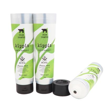 China Custom Empty Eco-Friendly Biodegradable Plastic Packaging Soft Cosmetic Body Lotion Squeeze Tube PE Shampoo Bottle Hand Cream for sale