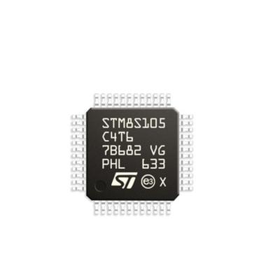 China Original STM8S105C4T6TR IC MCU 8BIT 16KB New and FLASH 48LQFP Standards for sale