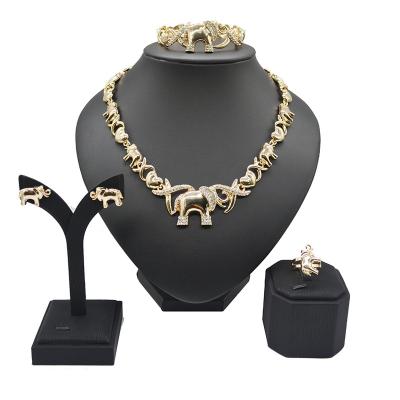 China New Trendy XOXO Gold Plated Color 18K Xiaoxiang Women's Jewelry Set for sale