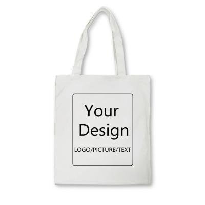 China Custom Canvas Eco-friendly Logo Tote Bag Hot Sale Fashion Cotton Tote Canvas Bag Printed Cheap for sale