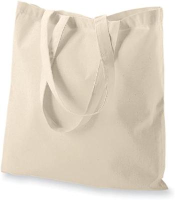 China Wholesale Cheap Durable Folding Cotton Canvas Handled Large Capacity Organic Tote Bag for sale