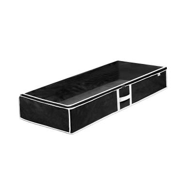 China Customized black waterproof floding handled reticle large capacity shoe storage box for sale