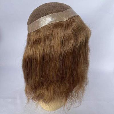 China Customized Straight Wave Hair Replacement Wig Hairpiece 100% Jewish Hair for sale