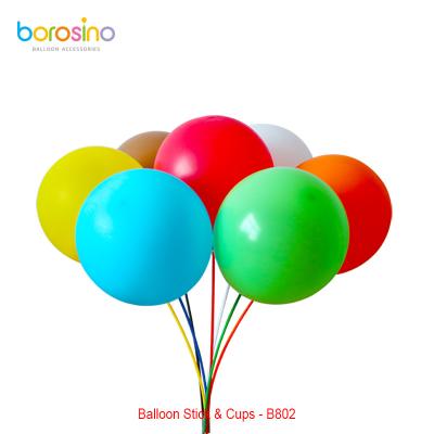 China Gift toy borosino B802 -40CM balloon stick and cups use for party wedding decoration for sale