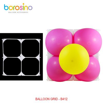 China Promotional toy borosino B412 party decoration balloon hoop 4grids use for birthday party wedding birthday wall decoration for sale