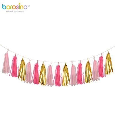 China Party Suppies borosino B502 fabric tassels used as decoration for birthday parties for sale