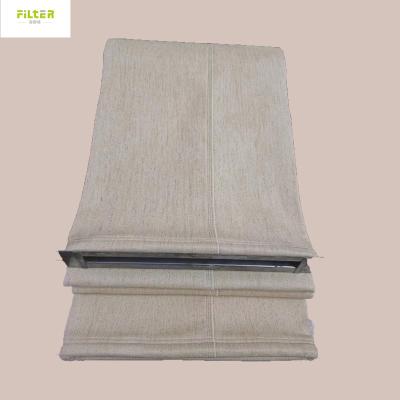 China Asphalt Mixer Plant Dust Collector Aramid Filter Bag 500gsm for sale