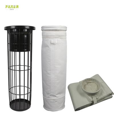 China Needle Felt Nomex PTFE PPS P84 High Temperature Filter Bag Acid And Alkali Resistant Filter Sleeves for sale