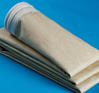 China Oil Water Repellent Aramid Filter Bag High Filtration Blow Speed for sale