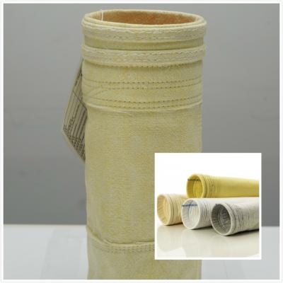 China 800GSM High Temperature Filter Bags / Pocket  FMS Fibreglass Filter Bag for sale