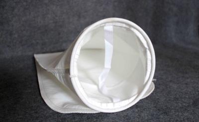 China Polyester Needle Felt Liquid Filter Bag / 190 Micron Filter Bag For Adhesive Industry for sale