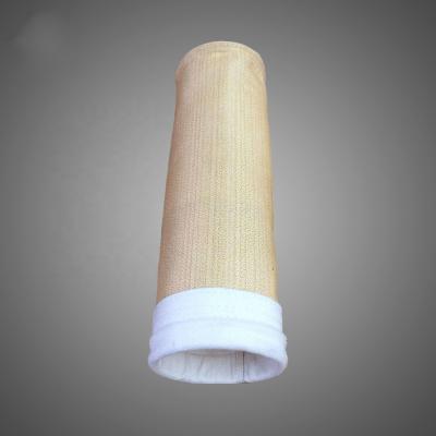 China 500gsm~550gsm Aramid Nomex filter bag for asphalt plant cement industry for sale