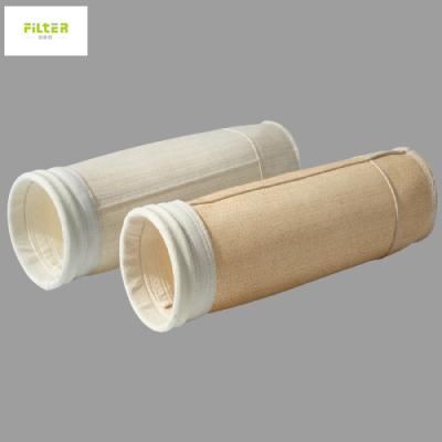 China Synthetic Fiber Nomex Aramid Pocket Filter Bag 500 - 550gsm Industrial for sale