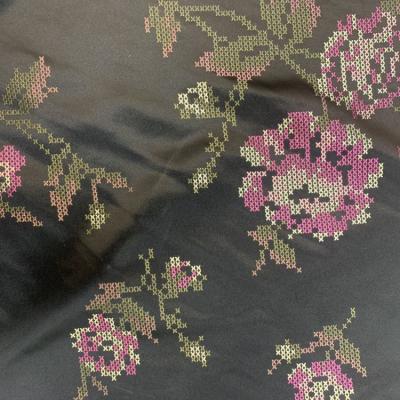 China High Quality Brocade Jacquard Price Per Meter Polyester Spandex Brocade Jacquard Fabric For Dress for sale