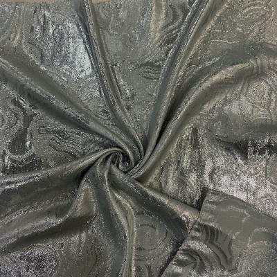 China Metallic Recycled Materials Fashion Fabric 75%Recycled Polyester 25%Metallic Recycled Fabric For Garment Materials for sale