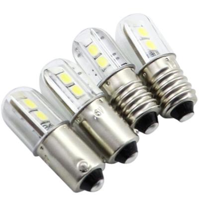 China Residential led e10 indicating auto bulb ba9s 24V 48V 220V lamp for sale