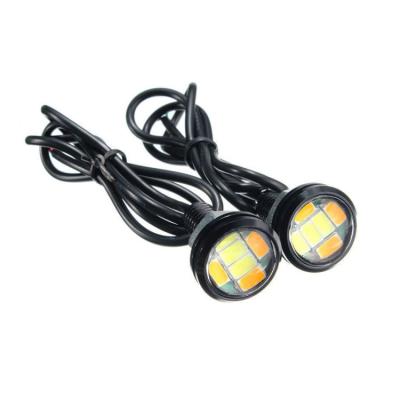 China Double Color Eagle Eye Light 2w Yellow White Mini Auto Bulb BI-EGL-2W for sale