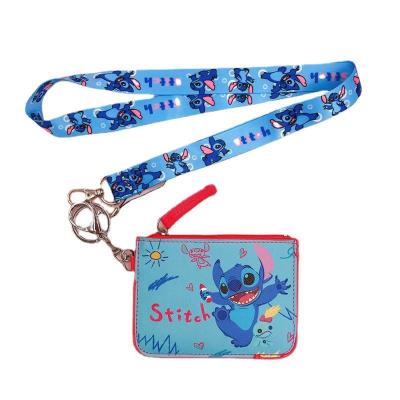 China Multifunctional creative fashion stitch cartoon zipper student children card bag gifts invent purse unisex card holder for sale