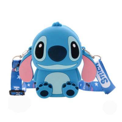 China Cartoon Stitch Wallet Around Mini Bag Women Round Cross Body Bag For Boy Girls Lady Female Pink for sale