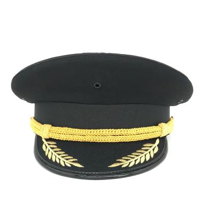 China high quality logo embroidered army hat military hat for man 50cm-64cm for sale