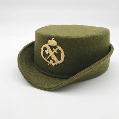 China High Quality Verified Top Selling Woman Police Officer Hats Customized Military Hats for sale