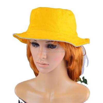 China Factory price wholesale high quality smart yellow fisherman's dobby hat bucket hats with custom logo for sale