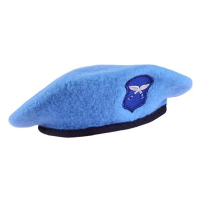 China High Quality Plush Wool Beret Military Hat for sale