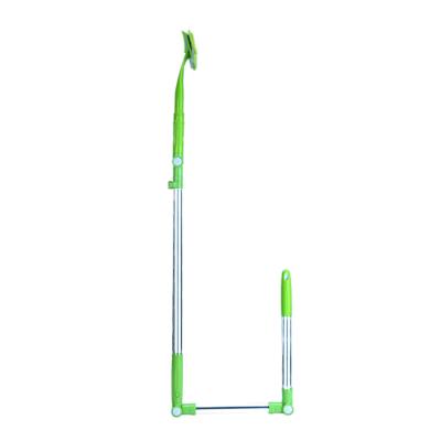 China Viable Extendable Handle Window Squeegee Cleaner Multifunctional Brusher with Double Sidesfor Window for sale