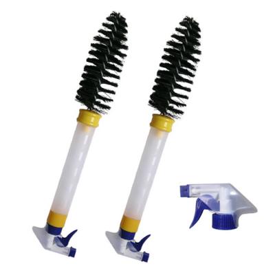 China PP Long Handle Wheel Rim Brush , Clean Sprayer Brush for sale