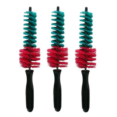 China PP handle +PP bristle car wash brush, car rim brush for sale