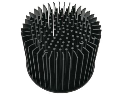 China Anticorrosive Circular Heat Sink , Durable Black Anodized Aluminum Heat Sink for sale