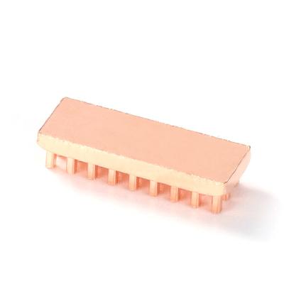 China Antirust Extruded Copper Heat Sink Stable Painting Surface Treatment for sale