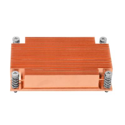 China RoHS Rustproof Anodized Copper Heatsink , Industrial Copper Welding Heat Sink for sale