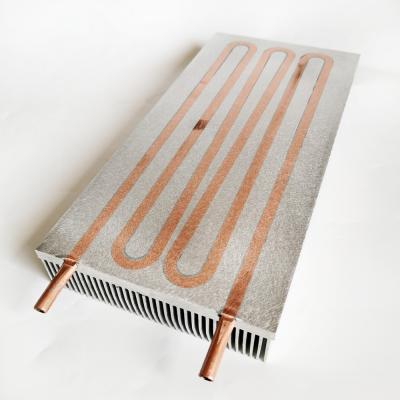 China Painting Water Cooled Radiator Heat Sink 120x30x250mm For Mining for sale