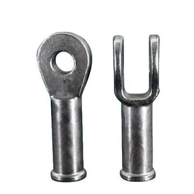 China Y Type Ball Ends Forged Hardware Steel Clevis Anticorrosive Durable for sale