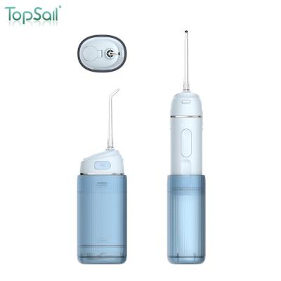 China 1.5 Hour 2022 Mini Ultrasonic Cordless Dental Oral Water Flosser Portable Professional Waterflosser Teeth Irrigator Teeth for sale