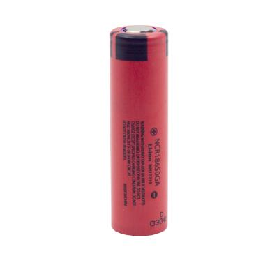 China Toys original lithium-ion GA 3.7V rechargeable battery 3500 mAh NCR18650GA high power battery cell for sale