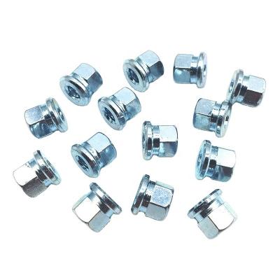 China Factory supply steel factory supply hex nut flange nuts 304 stainless steel anti-loose locking nylon hex nut for sale