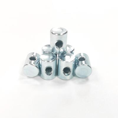 China Health Care Zine Carbon Steel Plated or Stainless Steel Center Hole Phillips Drive Cross Dowel Barrel Double Nut for sale