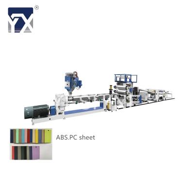 China sheet ABS PC SUITCASE TRAVEL BAG SHEET EXTRUSION MACHINE in whole line production line for sale